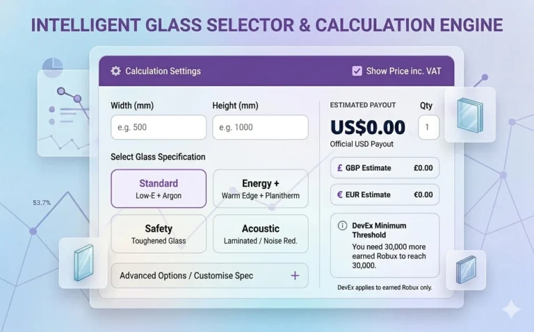 Double Glazed Sealed Units Price Calculator