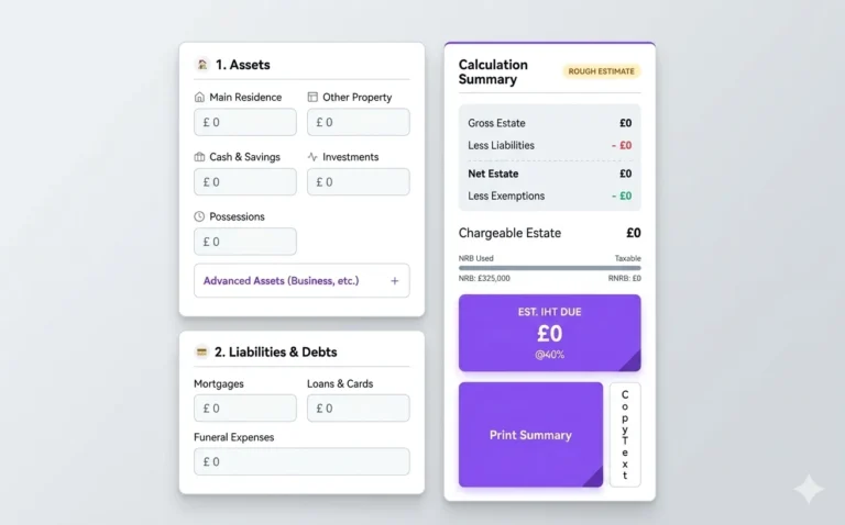 IHT400 Calculator UK