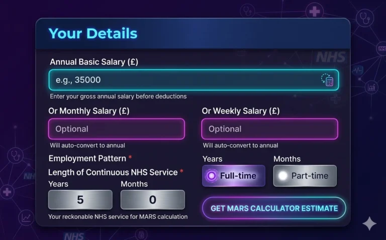 NHS MARS Calculator