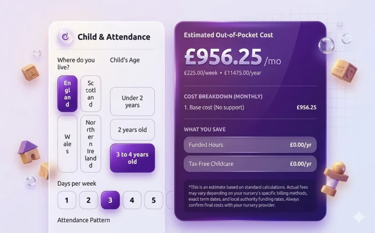 Nursery Fee Calculator UK