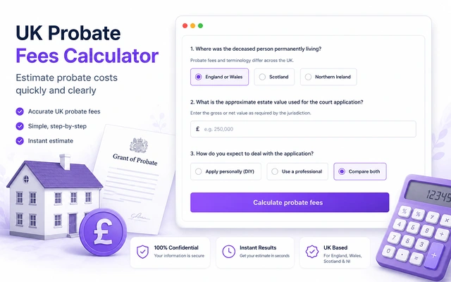 Probate Fees Calculator