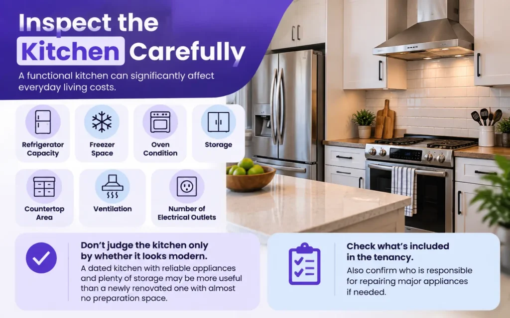 Inspect the Kitchen Carefully